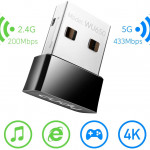 Cudy WU650 650mbps Wi-Fi Dual Band USB Adapter, 1-Year Warranty