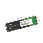 Apacer AS2280P4 512GB M.2 NVME SSD #AP512GAS2280P4-1