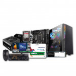 Budget PC for Photo Editing Intel 10th Gen. Core i5 10400, 8GB 2666MHz RAM, 128GB SSD, 1TB HDD, 21.5 inch Monitor