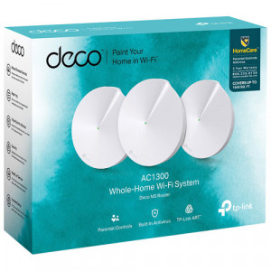 TP-Link Deco M5 (3-Pack) AC1300 Whole Home Mesh Wi-Fi Router, 1-Year Warranty