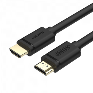 Unitek Y-C139M HDMI Cable 3M, HDMI 2.0 (M) to HDMI (M) PREMIUM 4K RESOLUTION 60FPS AND 3D DISPLAY GOLD-PLATED