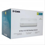 D-Link Switch DES1008C 8 Port 10/100 Desktop Unmanaged