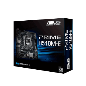 Asus Prime H510M-E/CSM Motherboard, Intel 11th Gen., Scoket LGA1200, DDR4 3200(OC), 3-Years