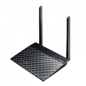 Asus RT-N12+ 300mbps Wireless N Routerwith 3-in-1 Router/AP/Range Extender for Large Environment, 2-Years Warranty