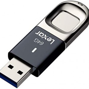 Lexar 64GB F35 Fingerprint USB3.0 Mobile Disk, PLT