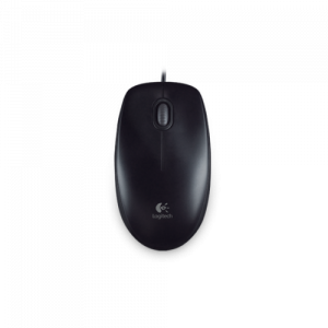 Logitech Wire Mouse B100, 3-Years Warranty