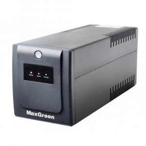 MaxGreen MG-LI-REP-1200VA 220V/50Hz 2*7AH BATTERY Offline UPS, Plastic Case, 1-Year Warranty
