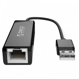 Orico USB3.0 Gigabit Ethernet Network Adapter, UTJ-U3-BK-BP, 1-Year Warranty