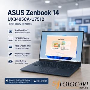ASUS Zenbook 14 UX3405CA-U7512: The Core Ultra 7 Powerhouse You Need